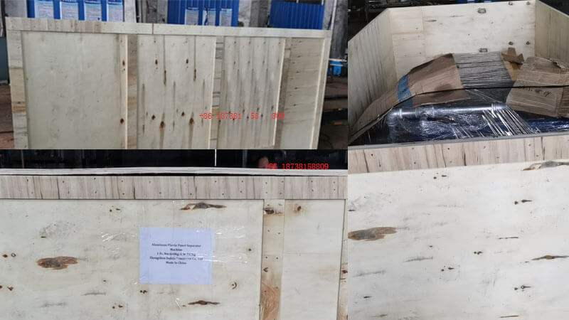 export wood package for acp separator machine